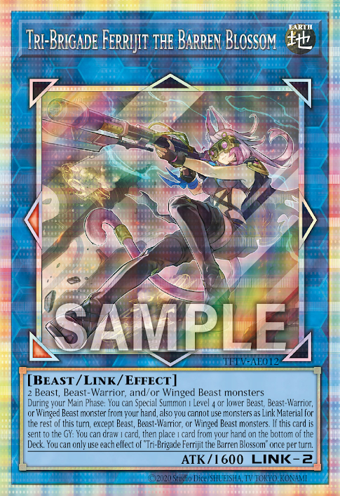 [遊戲王亞英] 鐵獸戰線 徒花的費莉基 / 鉄獣戦線 徒花のフェリジット / Tri-Brigade Ferrijit the Barren Blossom