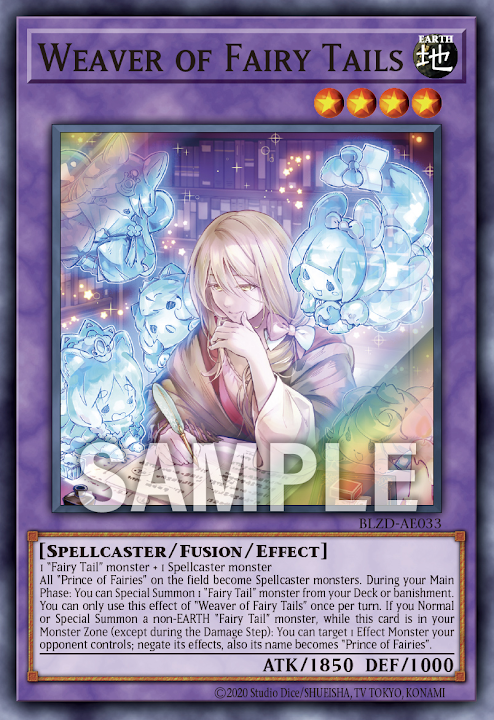 [遊戲王亞英] BLZD-AE033 / 妖精傳姬的紡織者 / 妖精伝姫を紡ぐ者 / Weaver of Fairy Tails/ SR