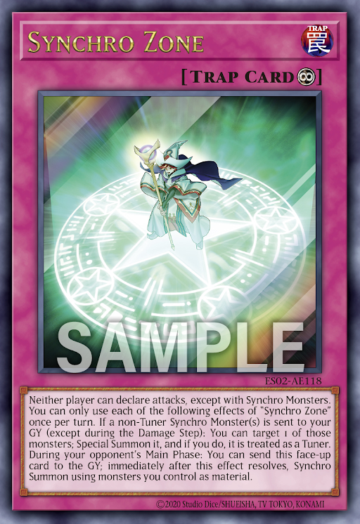 [遊戲王亞英] ES02-AE118 / 同步領域 / シンクロ・ゾーン / Synchro Zone / UR