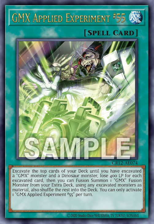 [遊戲王亞英] CR12-AE074 / 第55次GMX應用實驗 / 第55次GMX応用試験 / GMX Applied Experiment #55 / UR