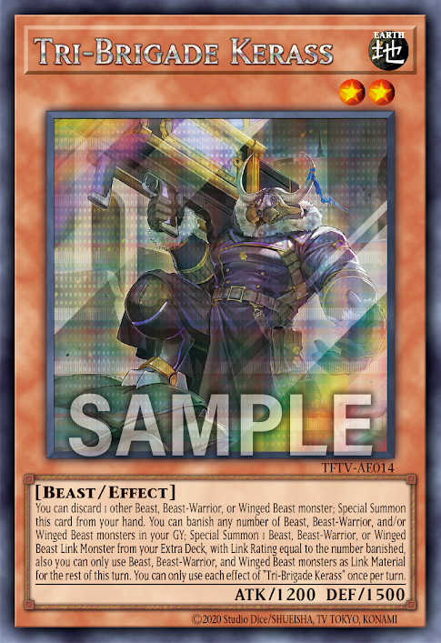 [遊戲王亞英] 鐵獸戰線 奎拉斯 / 鉄獣戦線 ケラス / Tri-Brigade Kerass