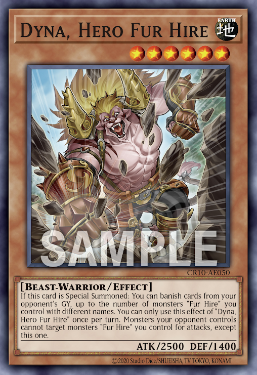 [遊戲王亞英] 空牙團的豪傑 戴那 / 空牙団の豪傑 ダイナ / Dyna, Hero Fur Hire