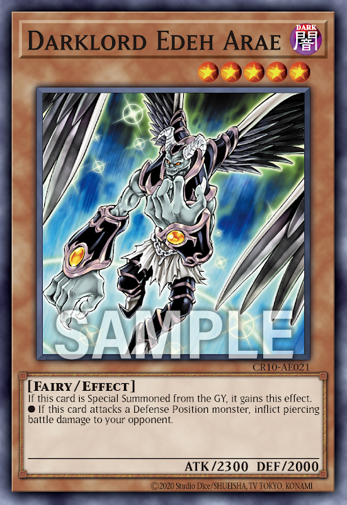 [遊戲王亞英] 墮天使 埃地 安拉耶 / 墮天使エデ・アーラエ / Darklord Edeh Arae