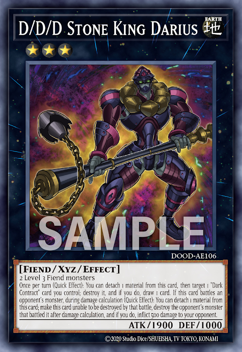 [遊戲王亞英] DDD磐石王大流士 / DDD磐石王ダリウス / D/D/D Stone King Darius