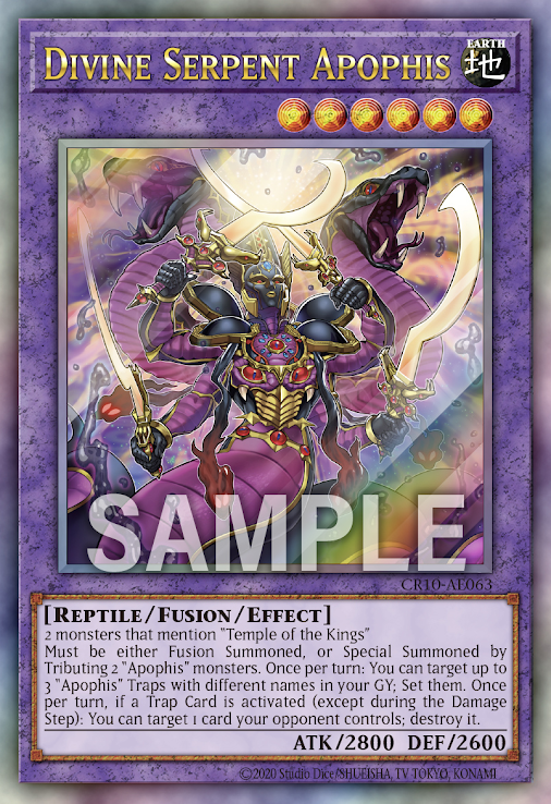 [遊戲王亞英] 聖神蛇 阿波畢斯 / 聖神蛇アポピス / Divine Serpent Apophis