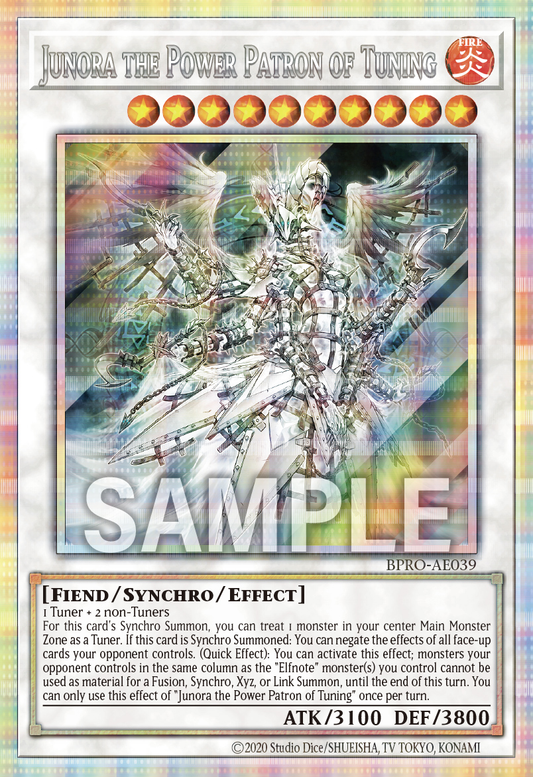 [遊戲王亞英] 調獄神 朱諾拉 / 調獄神ジュノーラ / Junora the Power Patron of Tuning