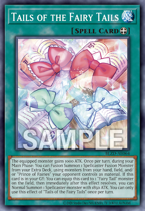 [遊戲王亞英] BLZD-AE064 / 妖精傳姬結尾 / テールズオブ妖精伝姫 / Tails of the Fairy Tails / N