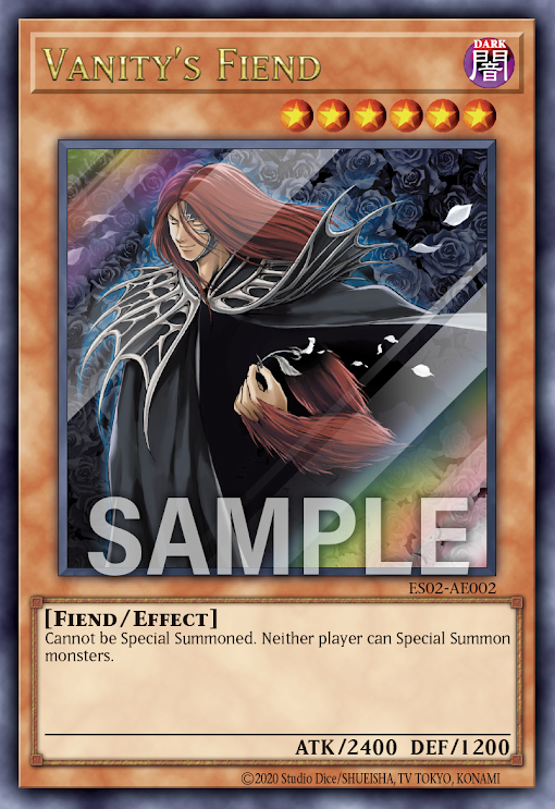 [遊戲王亞英] ES02-AE002 / 虛無魔人 / 虚無魔人 / Vanity's Fiend / UR
