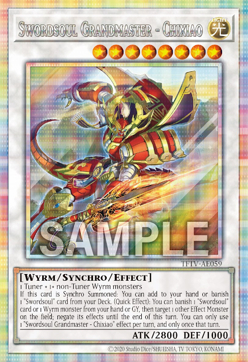 [遊戲王亞英] 相劍大師 赤霄 / 相剣大師-赤霄 / Swordsoul Grandmaster - Chixiao