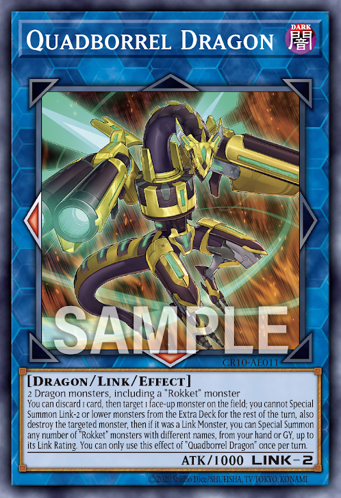 [遊戲王亞英] 刺槍管龍 / ソーンヴァレル・ドラゴン / Quadborrel Dragon