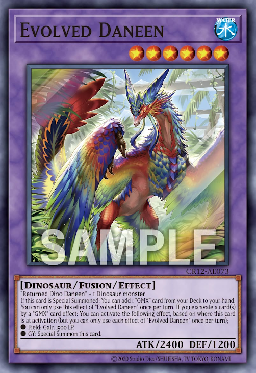 [遊戲王亞英] CR12-AE073 / 曉世龍 達尼安/ 暁世竜ダニアン / Evolved Daneen / SR