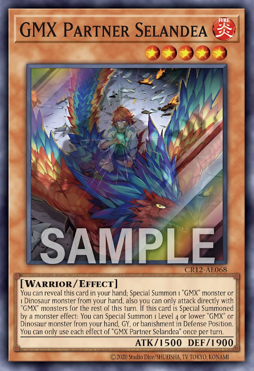 [遊戲王亞英] CR12-AE068 / GMX同絆者 塞蘭迪安 / GMX同絆者セランディア / GMX Partner Selandea / SR