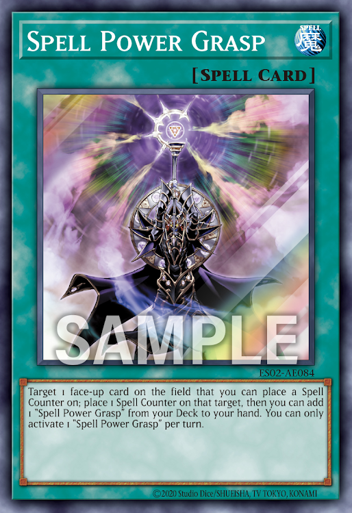 [遊戲王亞英] ES02-AE084 / 魔力掌握 / 魔力掌握 / Spell Power Grasp / SR