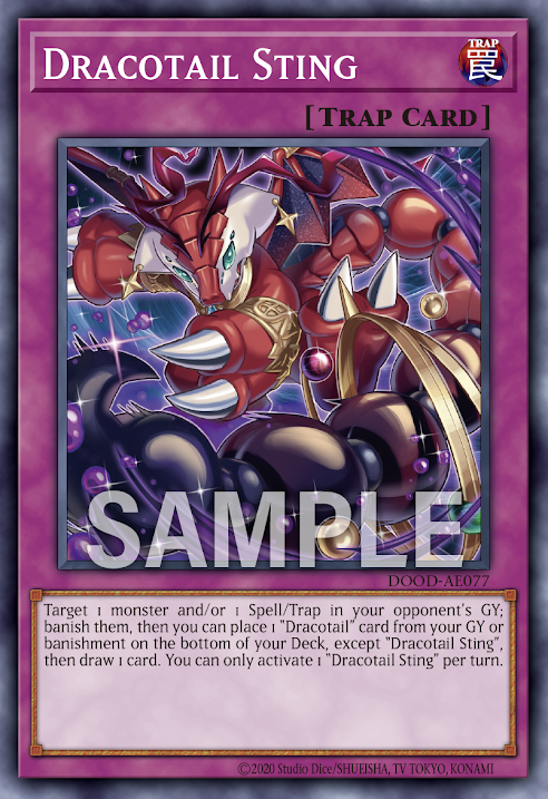 [遊戲王亞英] 星辰的刺毒 / 星辰の刺毒 / Dracotail Sting