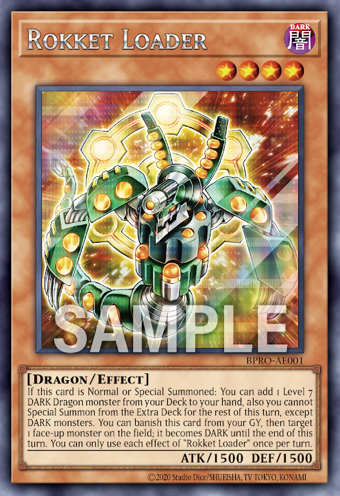 [遊戲王亞英] 彈丸裝填龍 / ヴァレット・ローダー / Rokket Loader