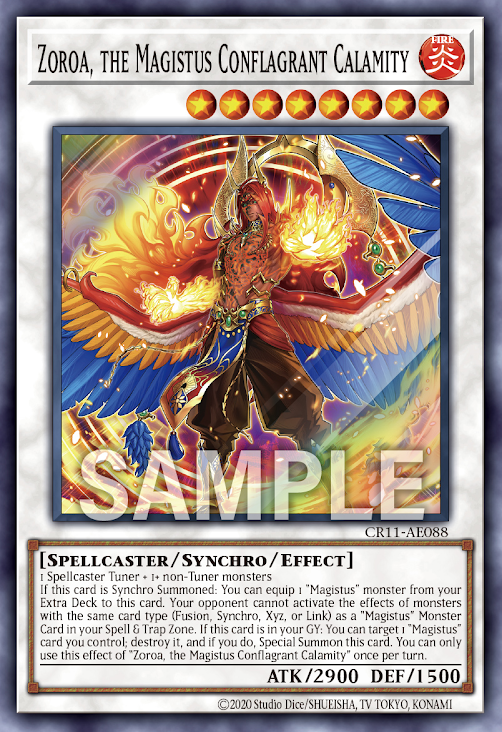 [遊戲王亞英] 絕火的魔神 索羅亞 / 絶火の魔神ゾロア / Zoroa, the Magistus Conflagrant Calamity