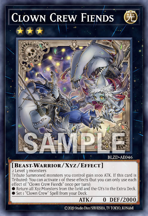 [遊戲王亞英] BLZD-AE046 / 小丑劇團 邪魔組 / 道化の一座 デビルズ / Clown Crew Fiends / N