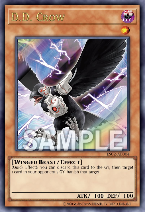 [遊戲王亞英] ES02-AE004 / D.D.烏鴉 / D.D.クロウ / D.D. Crow / UR
