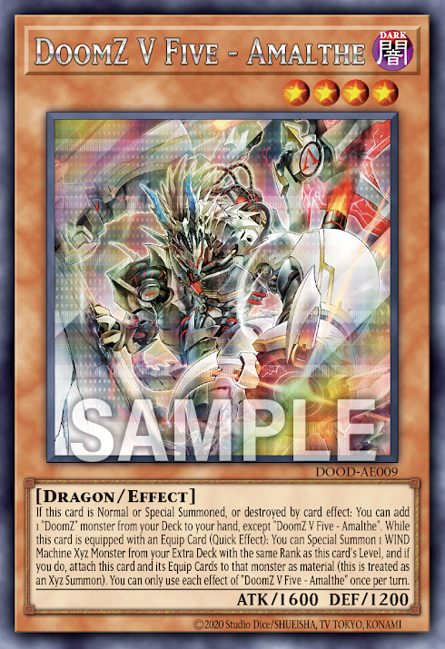 [遊戲王]終刻龍機V 阿瑪爾忒 / 終刻竜機Ｖ－アマルテ / DoomZ V Five - Amalthe
