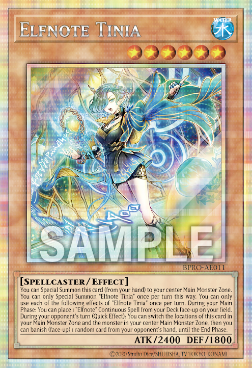 [遊戲王亞英] 耀聖的波詩 迪依娜 / 耀聖の波詩(エルフェンノーツ)ディーナ / Elvennotes Dyina