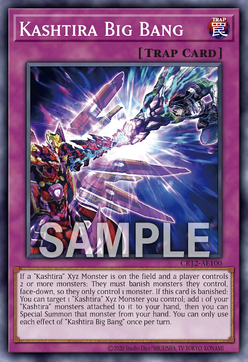 [遊戲王亞英] CR12-AE100 / 六世壞根清淨 / 六世壊根清浄 /  Kashtira Big Bang / N