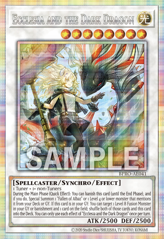 [遊戲王亞英] 黑之龍的艾克莉西亞 / 黒き竜のエクレシア / Ecclesia of Black Dragon