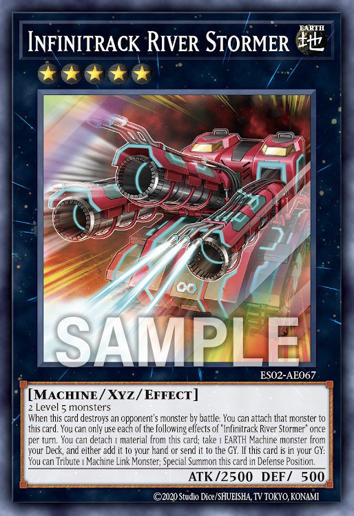 [遊戲王亞英] ES02-AE067 / 無限起動 大河式風擊機 / 無限起動リヴァーストーム / Infinitrack River Stormer / SR