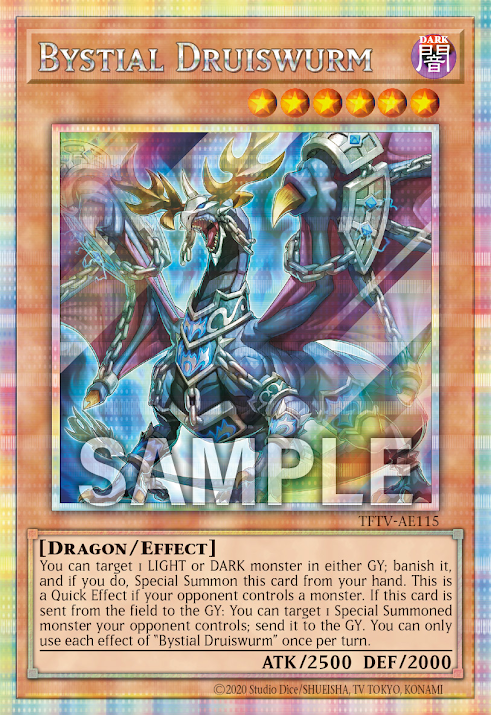 [遊戲王亞英] 深淵之獸 德魯伊亞龍 / 深淵の獣ドルイドヴルム / Byssted Druidwurm