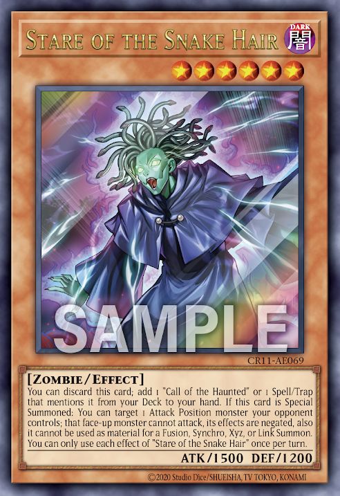 [遊戲王亞英] 梅杜莎的瞪視 / Stare of the Snake Hair
