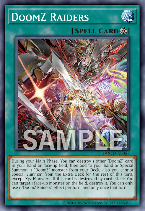 [遊戲王亞英] 終刻擊針 / 終刻撃針 / Doom-Z Raider