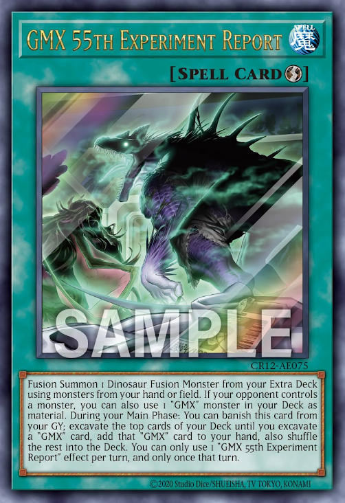 [遊戲王亞英] CR12-AE075 / 第55次GMX試驗報告 / 第55次GMX試験報告 / GMX 55th Experiment Report/ UR
