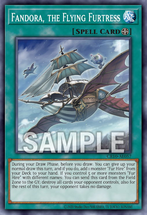 [遊戲王亞英] 飛龍艇 牙龍 / 飛竜艇-ファンドラ / Fandora, the Flying Furtress