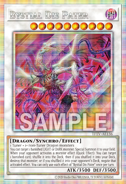 [遊戲王亞英] 深淵的神獸 冥父 / 深淵の神獣ディス·パテル / Bystial Dis Pater