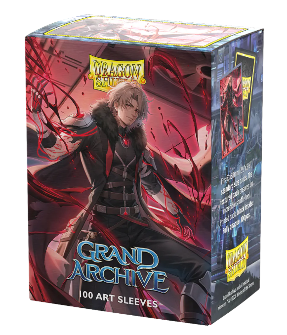 [Pre-order]Dragon Shield Standard Deck Protector Sleeves - Art Matte - Grand Archive - Dante, Hemomancer