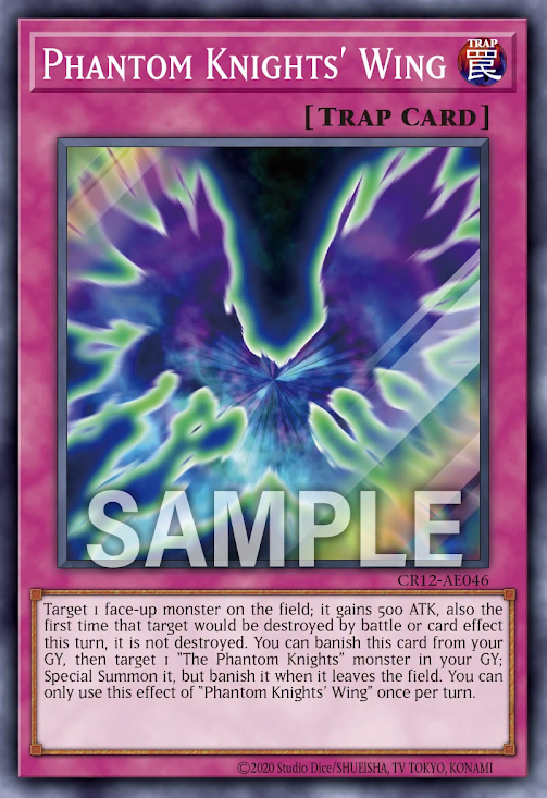 [遊戲王亞英] CR12-AE046 / 幻影翼 / 幻影翼 / Phantom Knights' Wing / SR