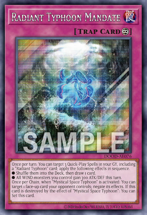 [遊戲王亞英] 絢嵐的權能 / 絢嵐たる権能 / Radiant Typhoon Mandate