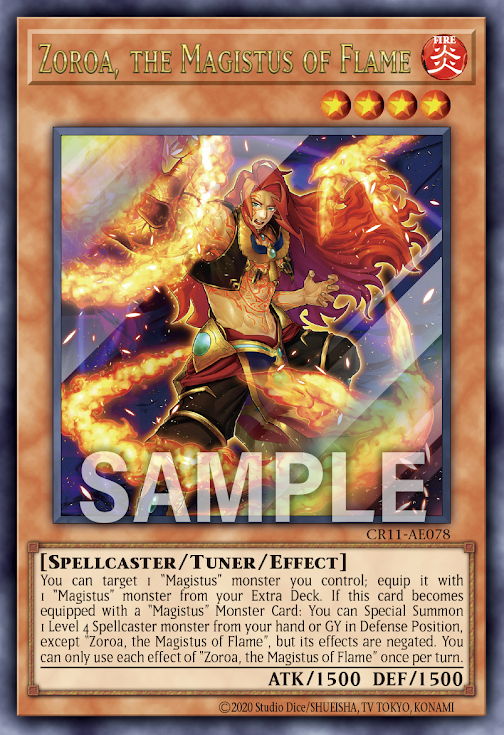 [遊戲王亞英]  絕火的大賢者 索羅亞 / 絶火の大賢者ゾロア / Zoroa, the Magistus of Flame