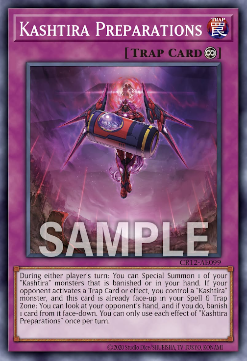 [遊戲王亞英] CR12-AE099 / 六世壞 準備 / クシャトリラ・プリペア / Kashtira Preparations / N