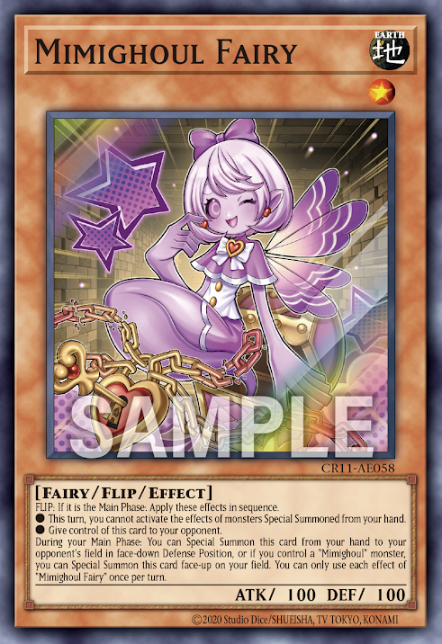 [遊戲王亞英] 寶箱食屍鬼 妖精 / ミミグル・フェアリー / Mimighoul Fairy