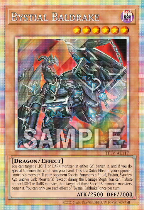 [遊戲王亞英] 深淵之獸 巴魯龍獸 / 深淵の獣バルドレイク / Bystial Baldrake