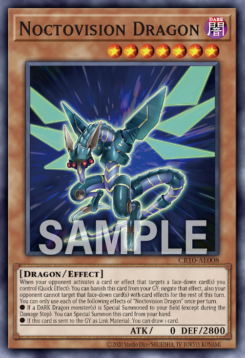 [遊戲王亞英] 夜視鏡龍 / ノクトビジョン・ドラゴン / Noctovision Dragon