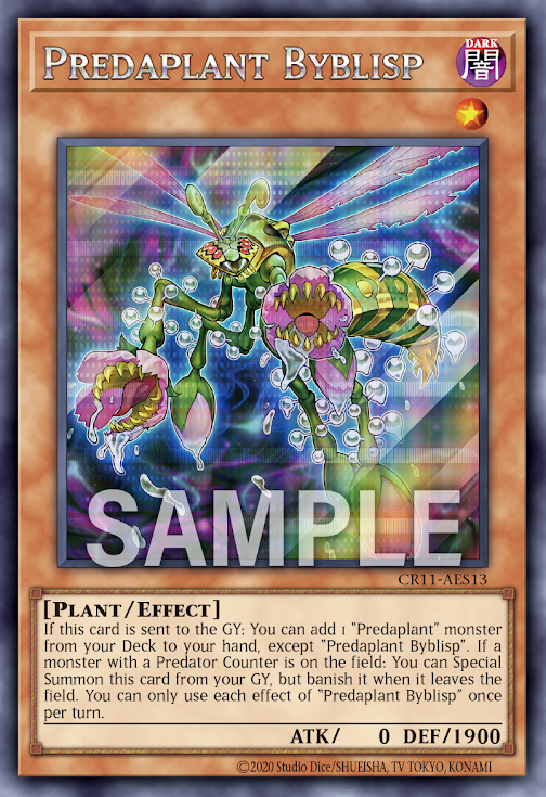[遊戲王亞英] 捕食植物 彩虹草蜂 / 捕食植物ビブリスプ / Predaplant Byblisp