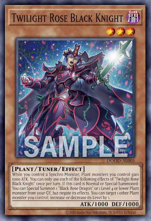 [遊戲王亞英]夜薔薇的黑騎士 / 夜薔薇の黒騎士 / Twilight Rose Black Knight