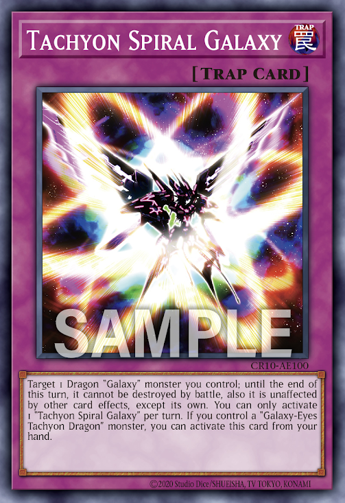 [遊戲王亞英] 時空銀河螺旋 / タキオン・ギャラクシースパイラル / Tachyon Spiral Galaxy