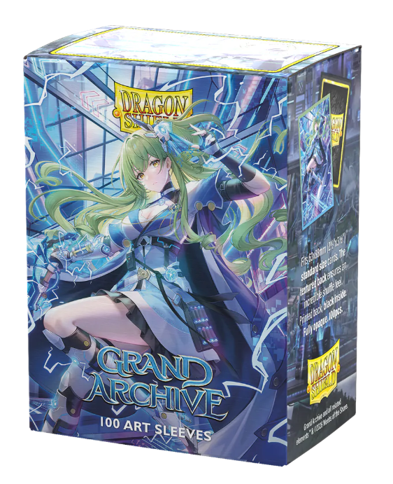 [Pre-order]Dragon Shield Standard Deck Protector Sleeves - Art Matte - Grand Archive - Lorraine, Arclight Saber