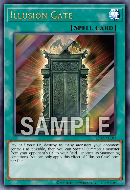 [遊戲王亞英] ES02-AE103 / 幻魔之扉 / 幻魔の扉 / Illusion Gate / UR