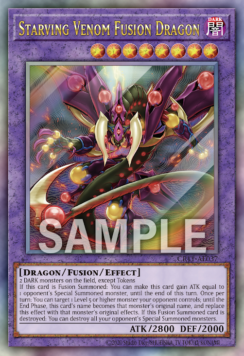 [遊戲王亞英] 飢餓毒液融合龍 / スターヴ·ヴェノム·フュージョン·ドラゴン / Starving Venom Fusion Dragon