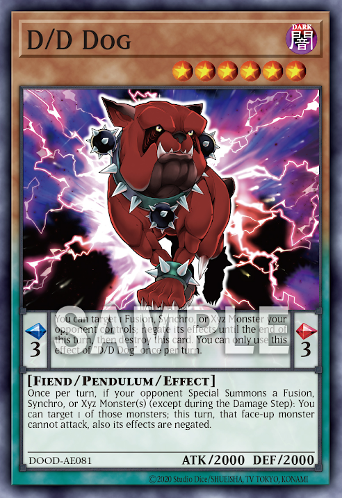 [遊戲王亞英] DD狗 / DDドッグ/ D/D Dog