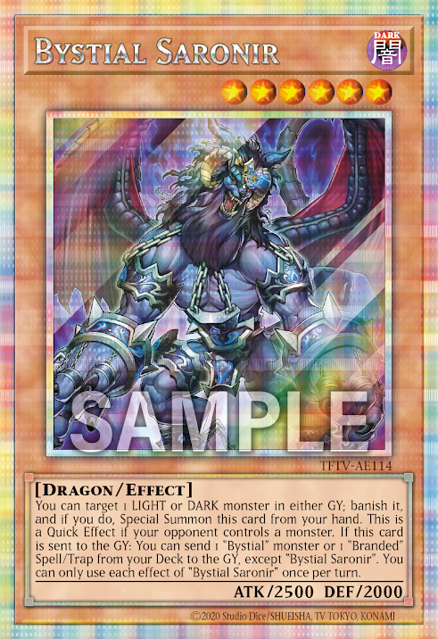 [遊戲王亞英] 深淵之獸 薩羅尼爾 / 深淵の獣サロニール / Byssted Saronir