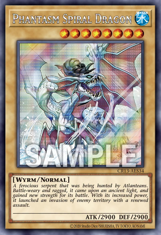 [遊戲王亞英] CR13-AES34 / 幻煌龍 螺旋 / 幻煌龍 スパイラル / Phantasm Spiral Dragon / SER